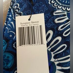 Vera Bradley NWT Blue Tapestry Sunglass Sleeve